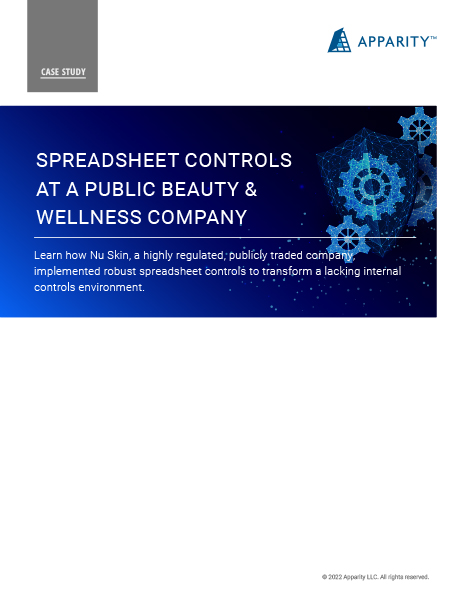 Spreadsheet controls case study cover image
