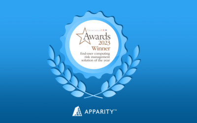 Apparity Named InsuranceERM’s 2023 End-User Computing Risk Management Solution of the Year