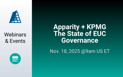 Apparity + KPMG: EUC Governance in 2025
